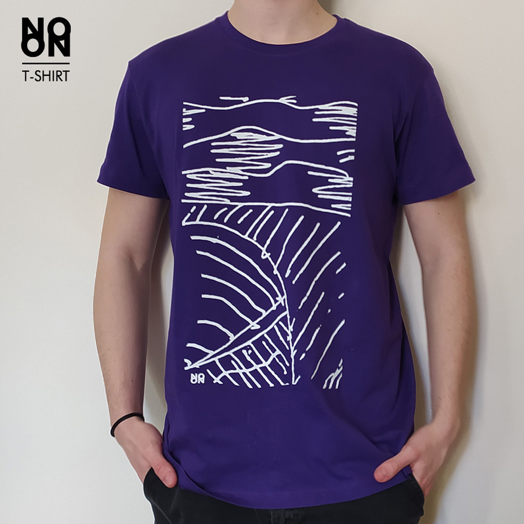 NO ON T-Shirt girocollo a maniche corte in cotone organico