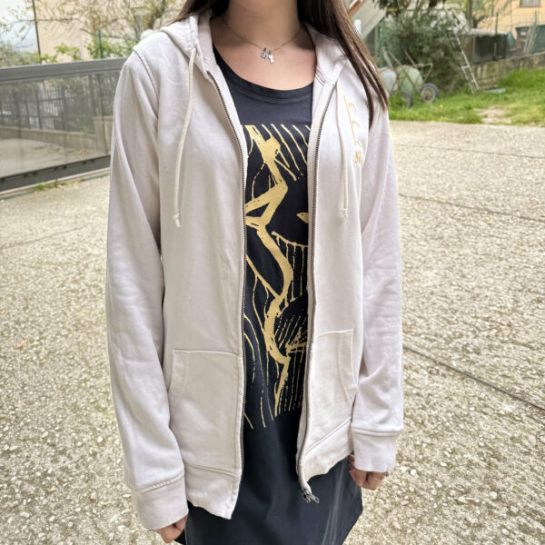 NO ON Felpa Donna - French Terry – Colore bianco panna - SOLD OUT