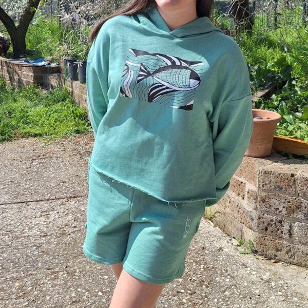 Completo donna in felpa french terry